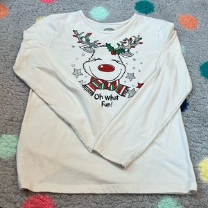 Holiday Time Girls Long Sleeve Tee